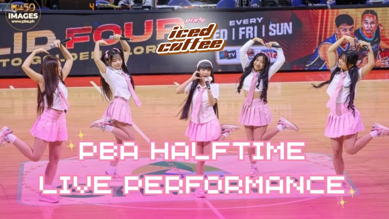 pix!e - Iced Coffee Live Performance at PBA Halftime
