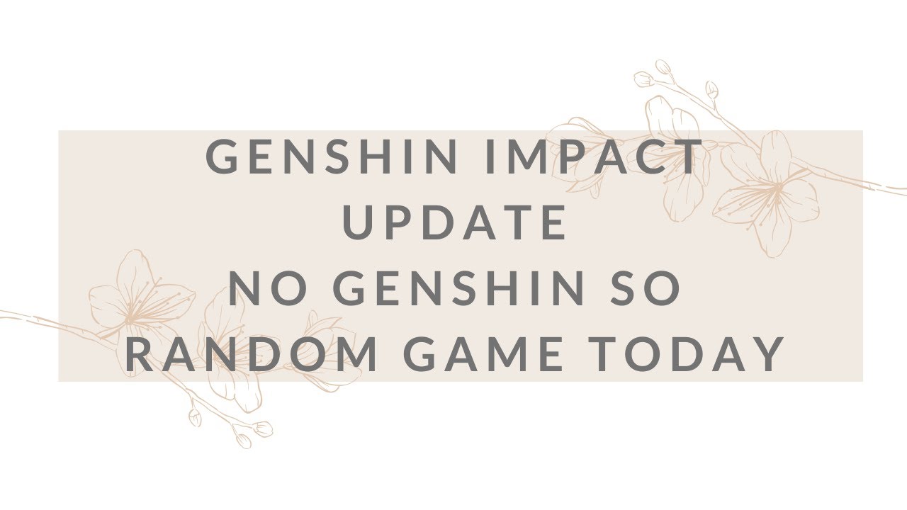 Genshin Tuesday: I give up... No Genshin this week so Colorful Stage tonight - The Gaming Puppy VOD