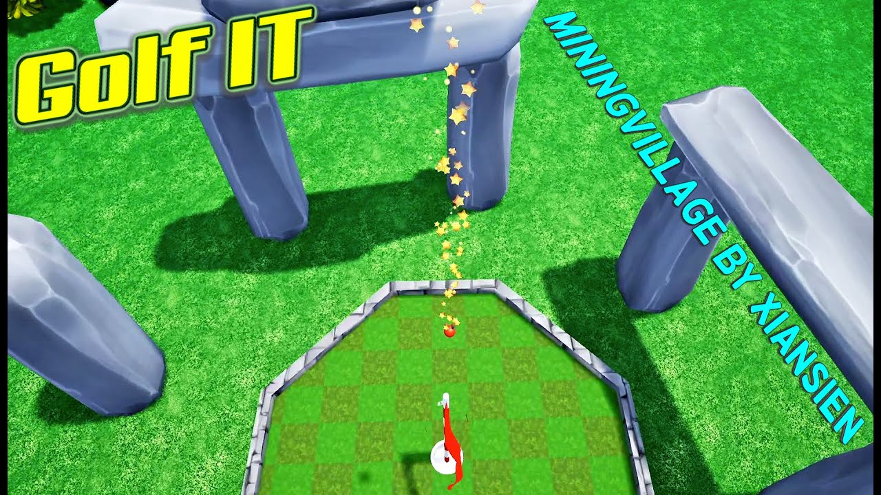 Golf it -  Miningvillage (a golf-it map by Xiansien)