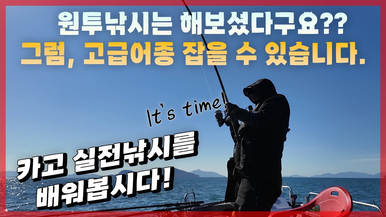 초보도 감성돔 잡을 수 있는 절호의 찬스!!