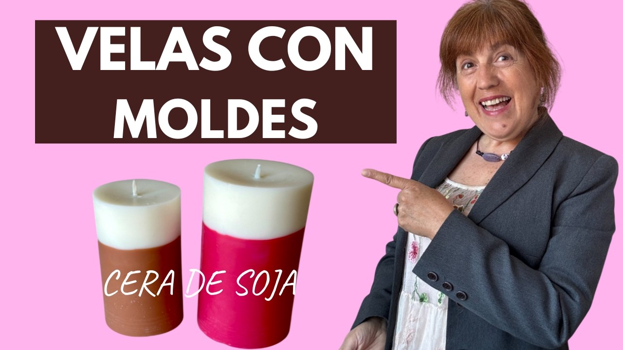 Como Hacer Velas con Moldes de Cera de Soja 🌿. Tutorial completo  🕯️