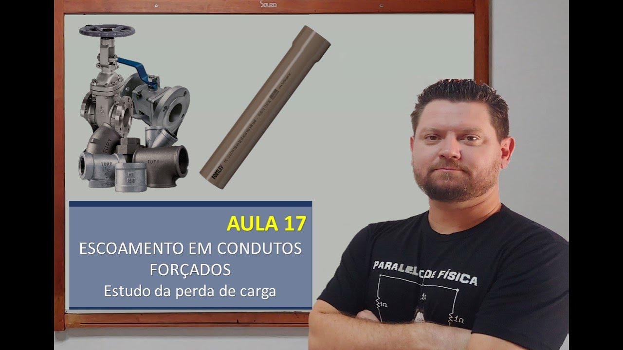AULA 17 - Cap. 5 ESCOAMENTO DE FLUIDO INCOMPRESSÍVEL EM CONDUTO FORÇADO | ESTUDO DA PERDA DE CARGA