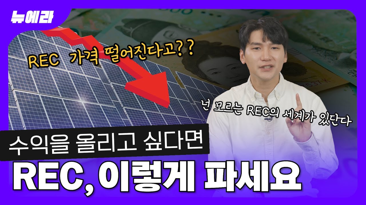 가장 좋은 조건으로 REC 사고파는 방법이 있다고? REC 현물시장 완벽 분석✍️ 나 지금 되게 신나 (feat. RE100) | 뉴에라