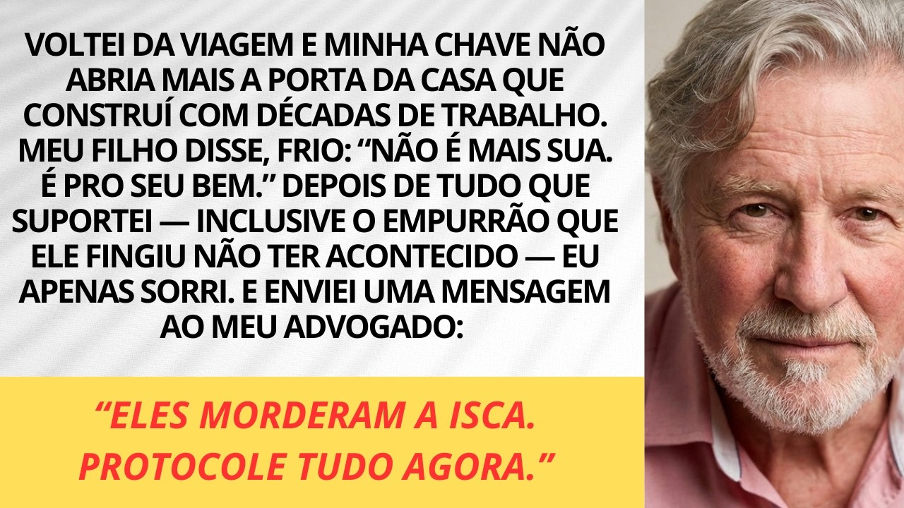 Meu filho trocou a chave da minha casa. Aceitei… na manhã seguinte, eles entenderam o preço disso.
