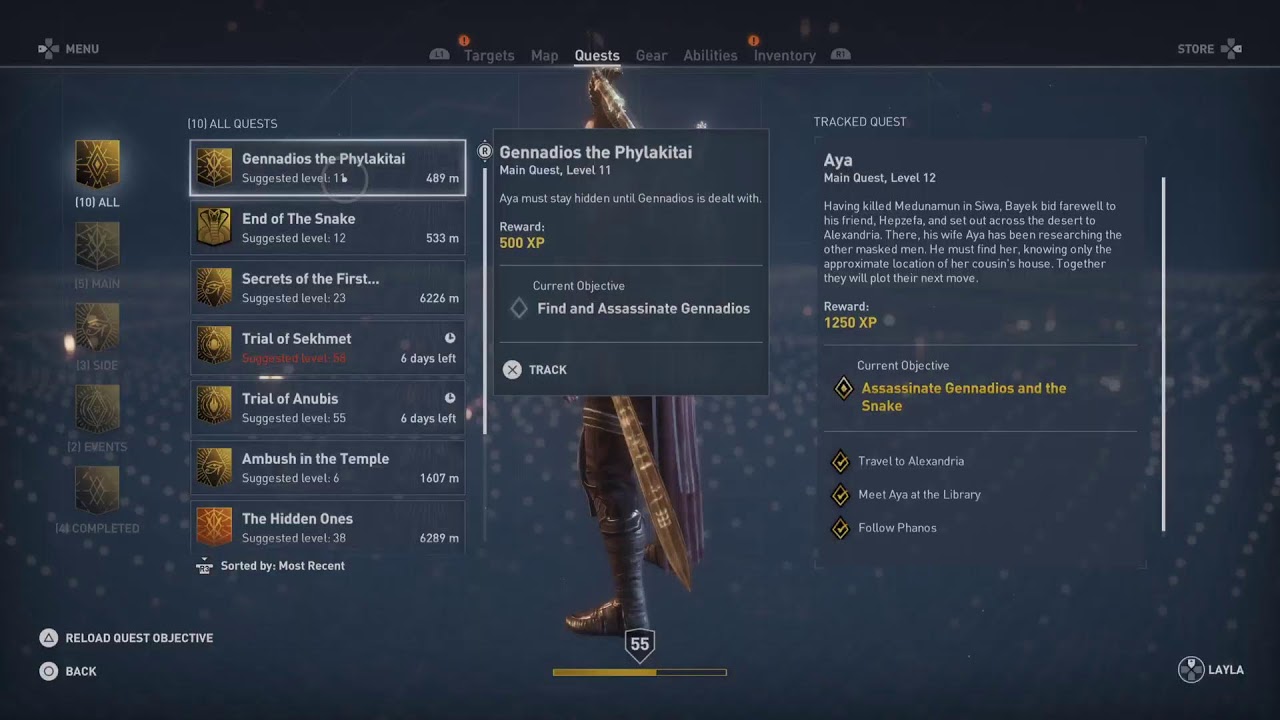 Playing Assassin's Creed Origins Part 1 (No Commentary)