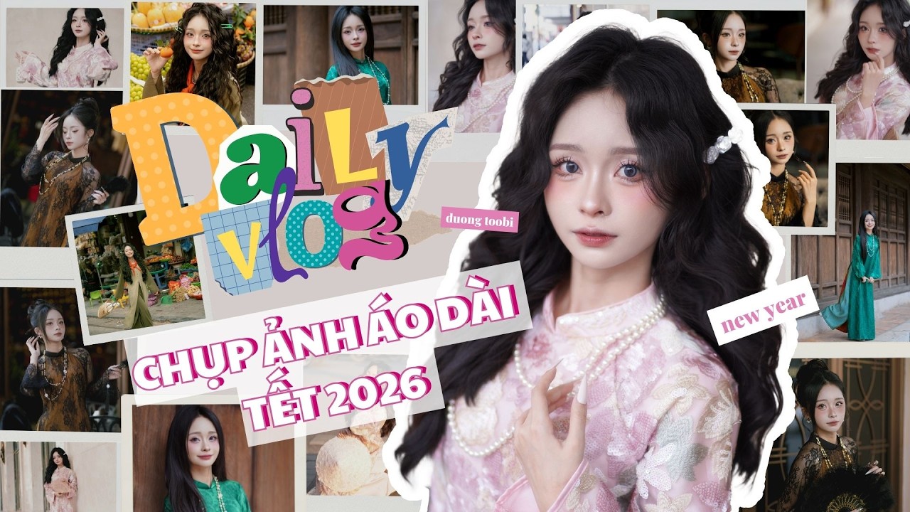 STREAMER GAME VỚI ĐAM MÊ CHỤP HÌNH ÁO DÀI TẾT 2026 - DAILY VLOG #2