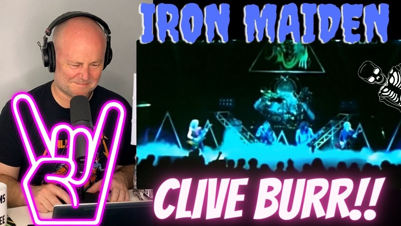 Реакция преподавателя игры на барабанах: Клайв Бёрр | Iron Maiden «Children Of The Damned» 1982 г...