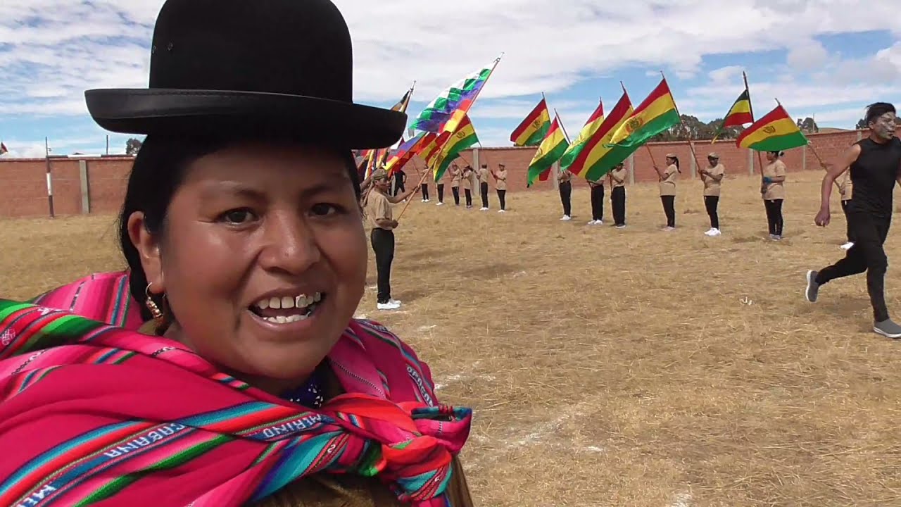 Desfile 2 de agosto en comunidad ''Ñachoca'' La paz - Bolivia🇧🇴 (Dia Nacional de la Reforma Agraria)