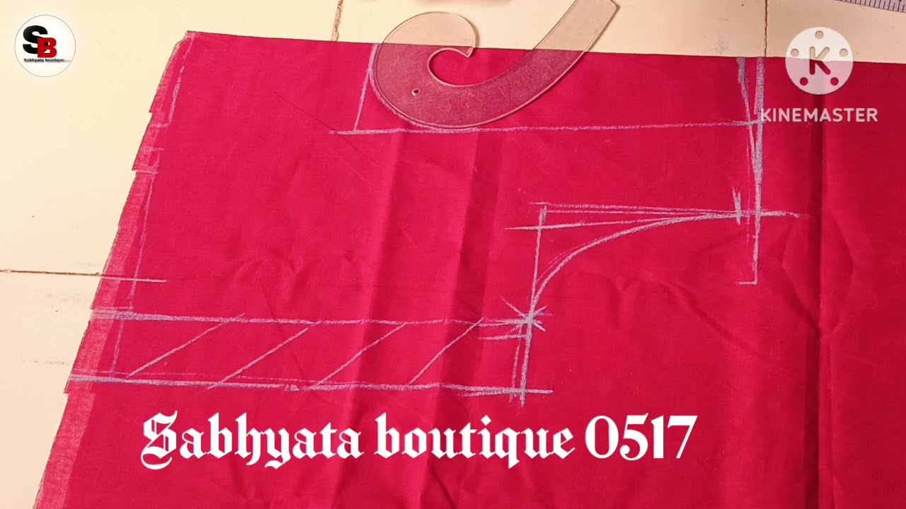 जब chest heavy हो तो Armhile बड़ा काटना पड़ता है/blouse#sabhyataboutique #armholecutting #blouse 