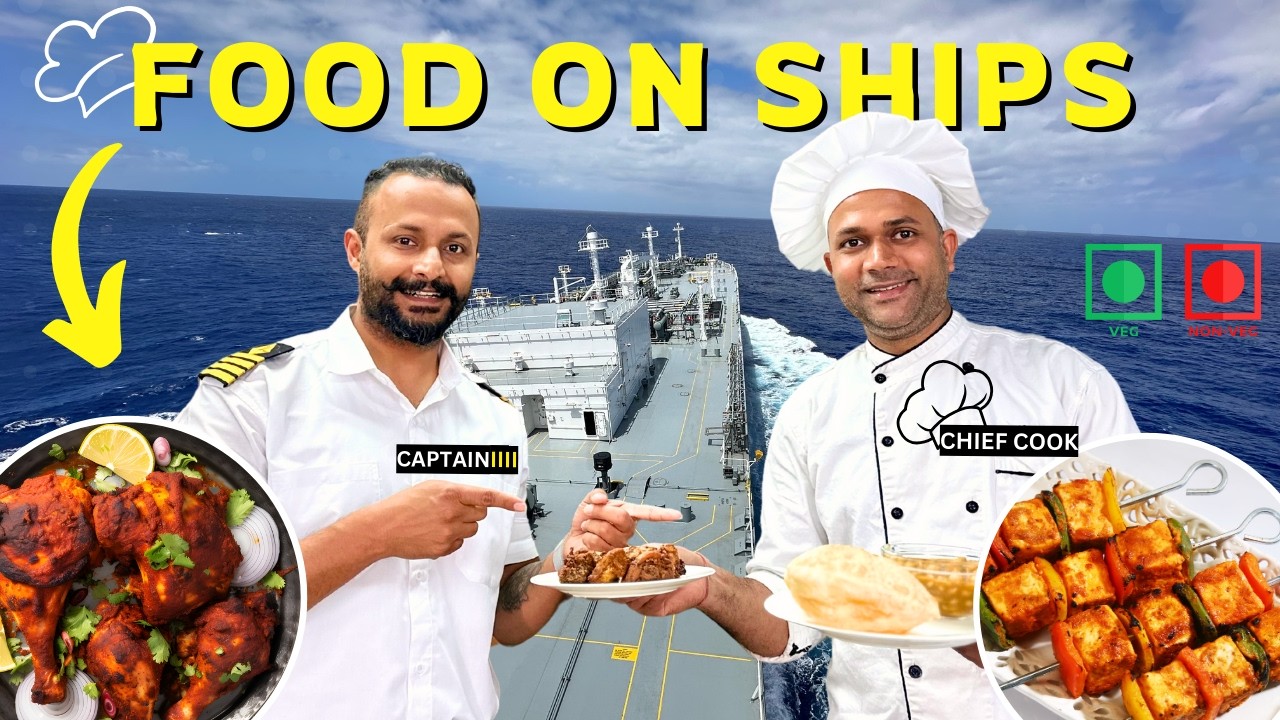 What do we EAT at SEA ??? CAN VEG survive ON SHIPS ??? | Merchant Navy