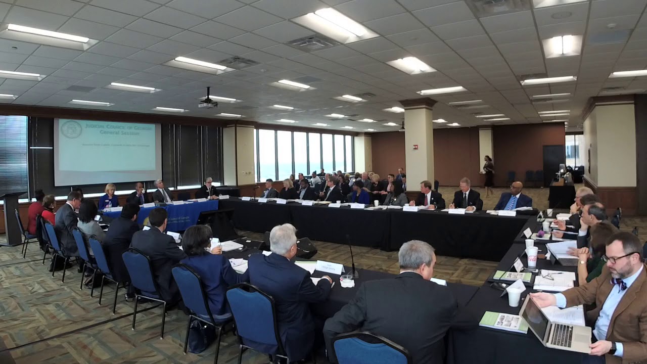 February 15, 2019 Judicial Council of Georgia Meeting - Part 2