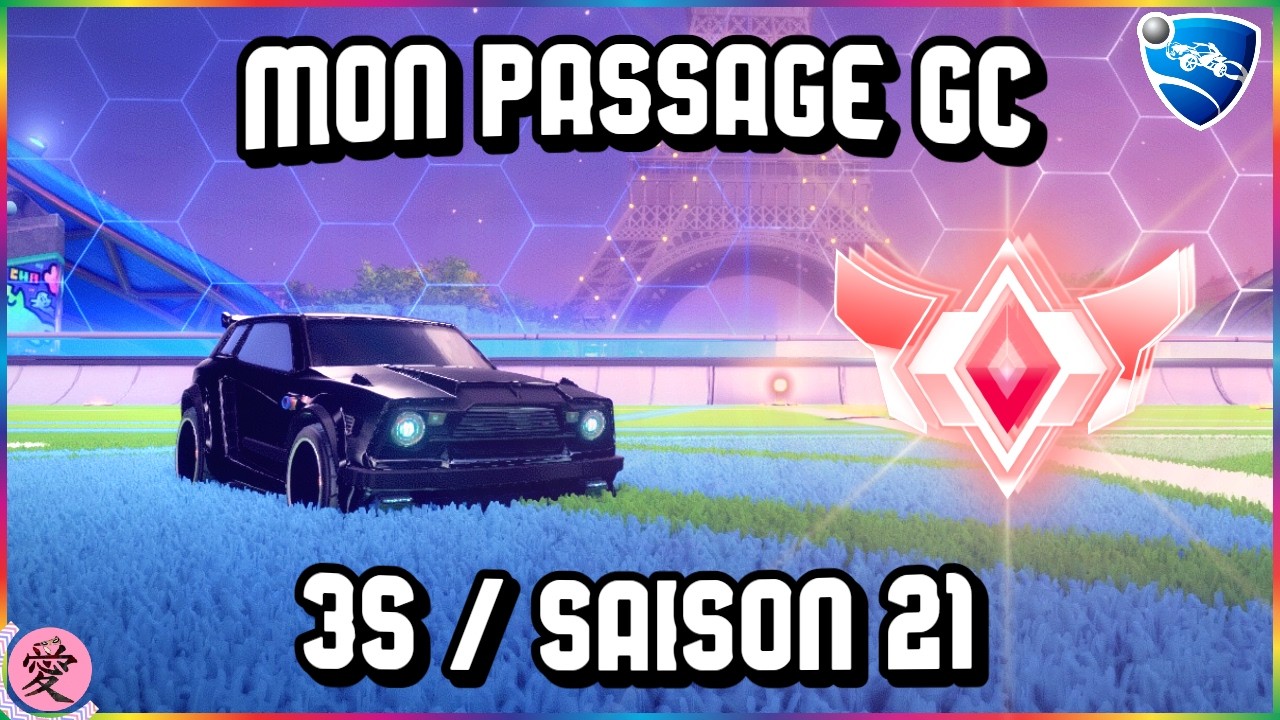 Je passe pour la première fois GC en 3s 🤩 (Je suis nul en 3s 😂) | Saison 21 | Rocket League | #GCS21