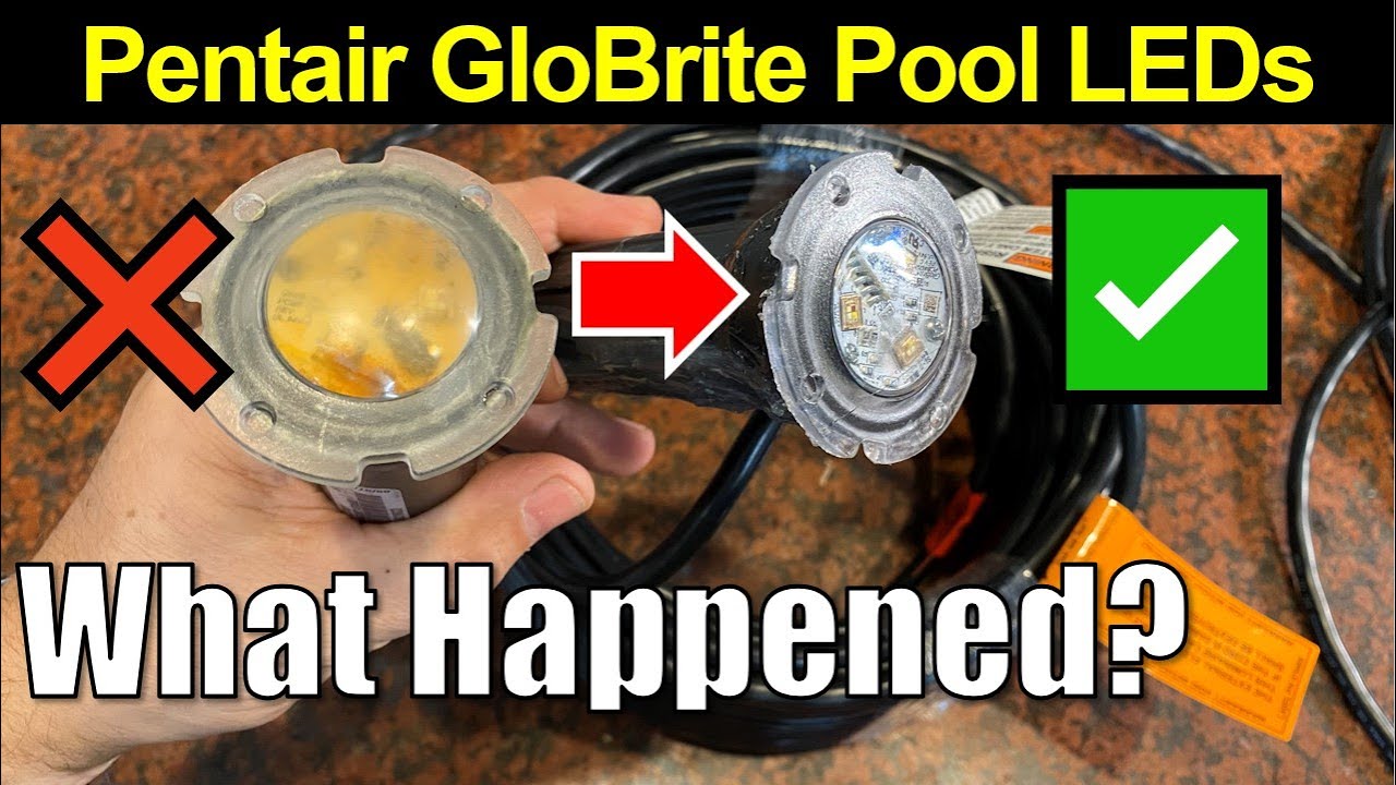 💦Помощь бассейну 9 ● Замена неисправных светодиодных светильников Pentair GloBrite в вашем бассейне