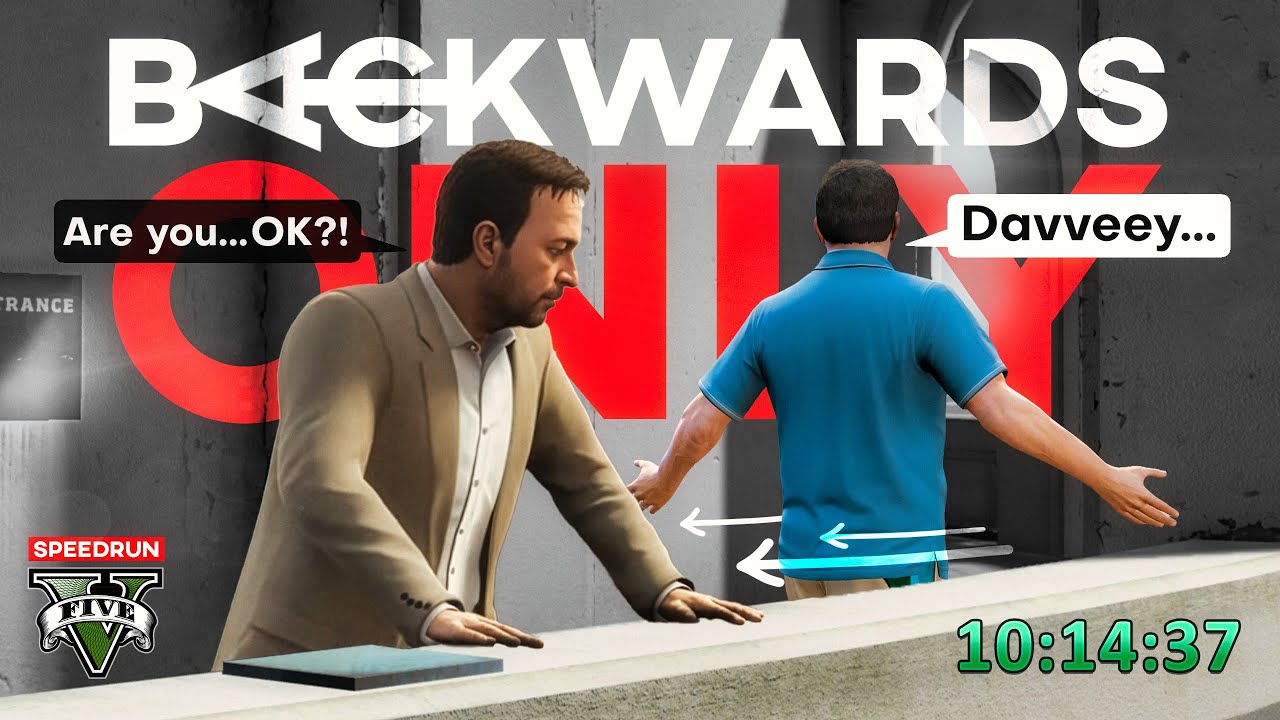 Can You Beat GTA V Without Ever Moving Forward? Part 3