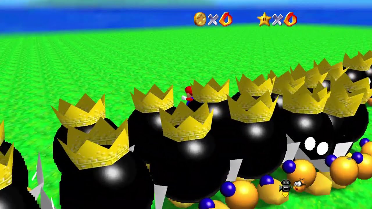 [laggy] 56 King Bob-ombs by RunninPigeon - Mario Builder 64