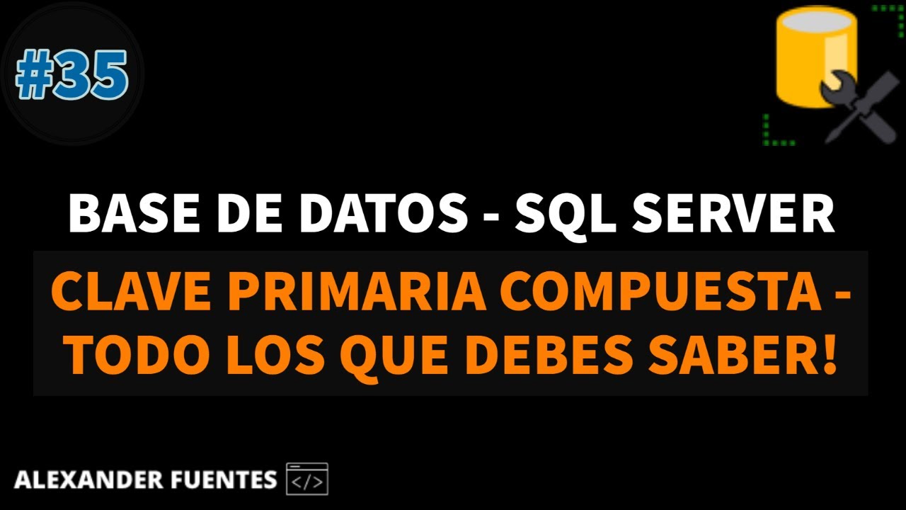 CLAVE PRIMARIA COMPUESTA - SQL SERVER