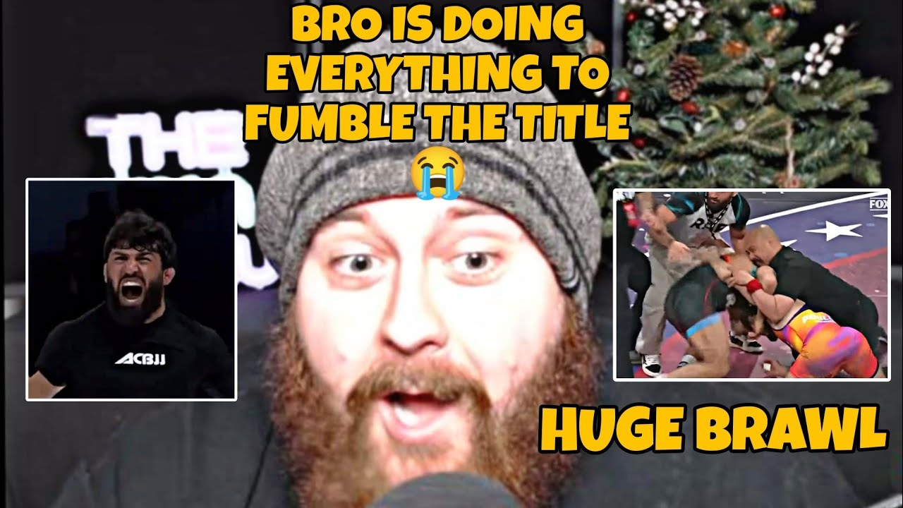 MMA guru reacts to Arman Tsarukyan CRASHING OUT and brawling after wrestling match 😳