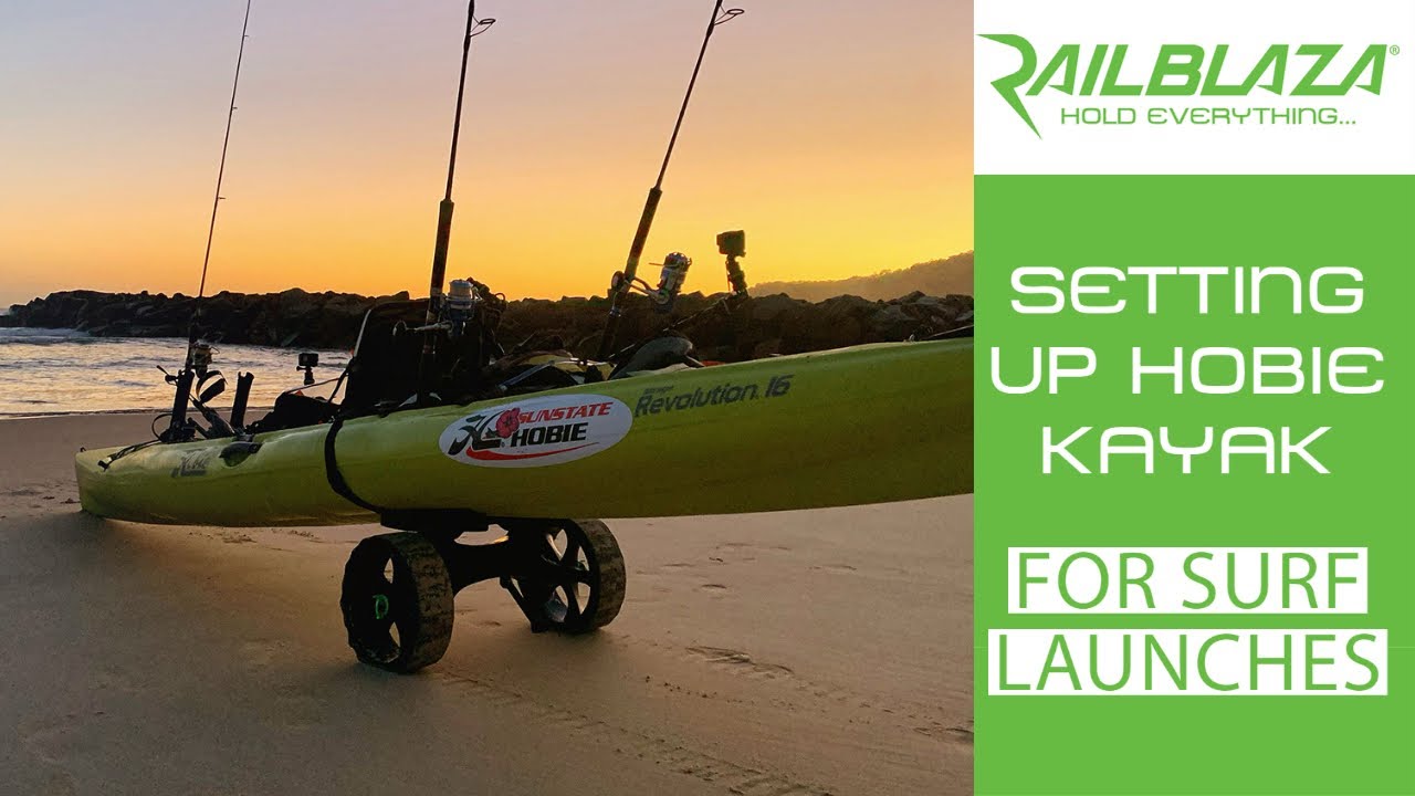 Setting Up Hobie Kayak For Surf - Kayak Fishing For Tuna