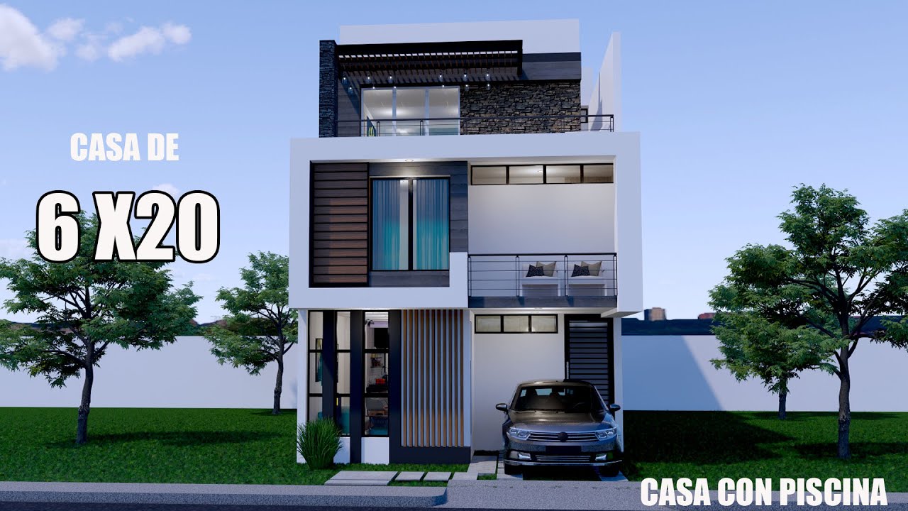 CASA DE 6 X20 (La mejor distribución)