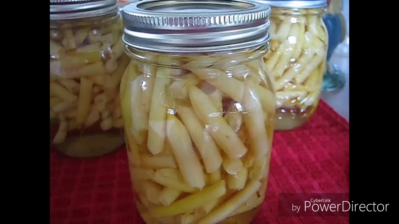 Canning yellow beans!!!