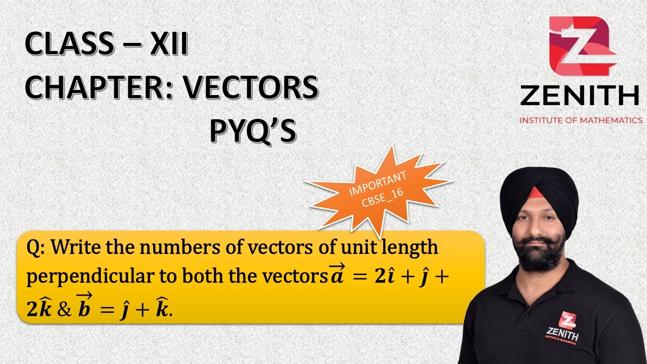 Write the numbers of vectors of unit length perpendicular to both the vectors𝒂┴→=𝟐𝒊 ̂+𝒋 ̂+𝟐𝒌 ̂ .....