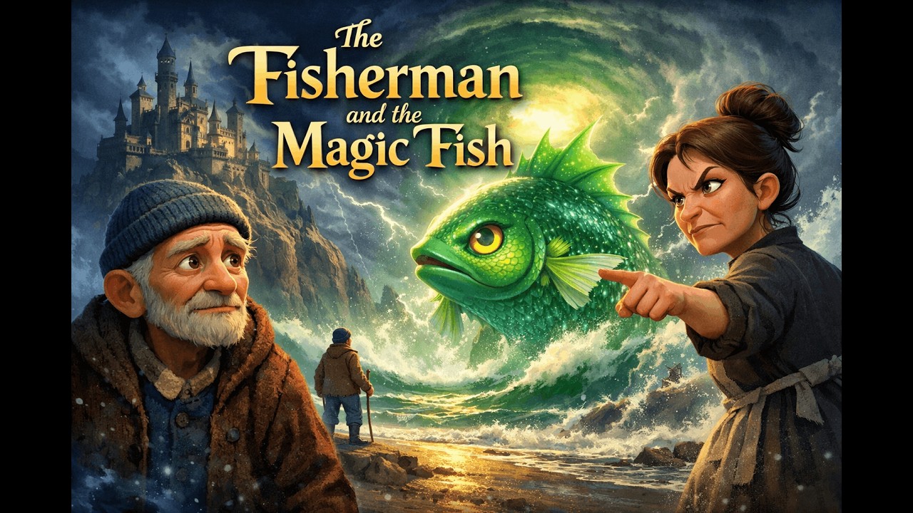 The Fisherman and His Wife | A Magical Fairy Tale About Greed & Wishes