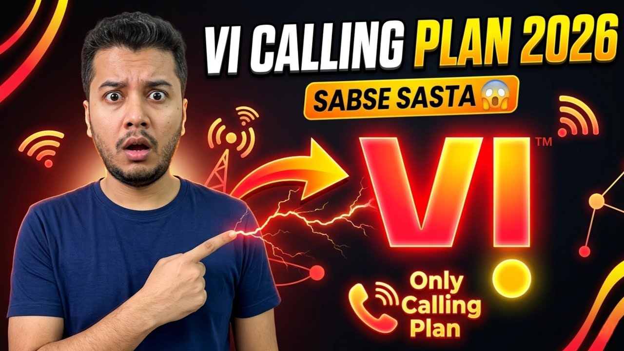 Vi Only Calling Plan | Vi Calling Recharge Plan | Sabse Sasta Recharge Plan 2026