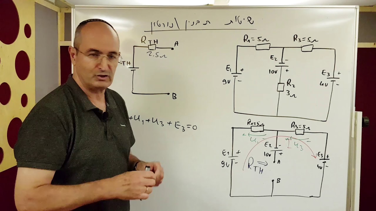 מבוא להנדסת חשמל. שיטות תבנין ונורטון - חלק א'.   .Yossi Yishai