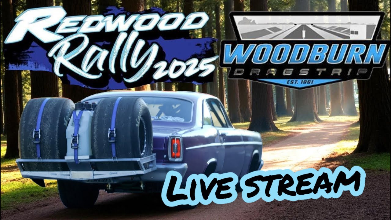 Live!!! Redwood Rally Drag n Drive at Woodburn Dragstrip
