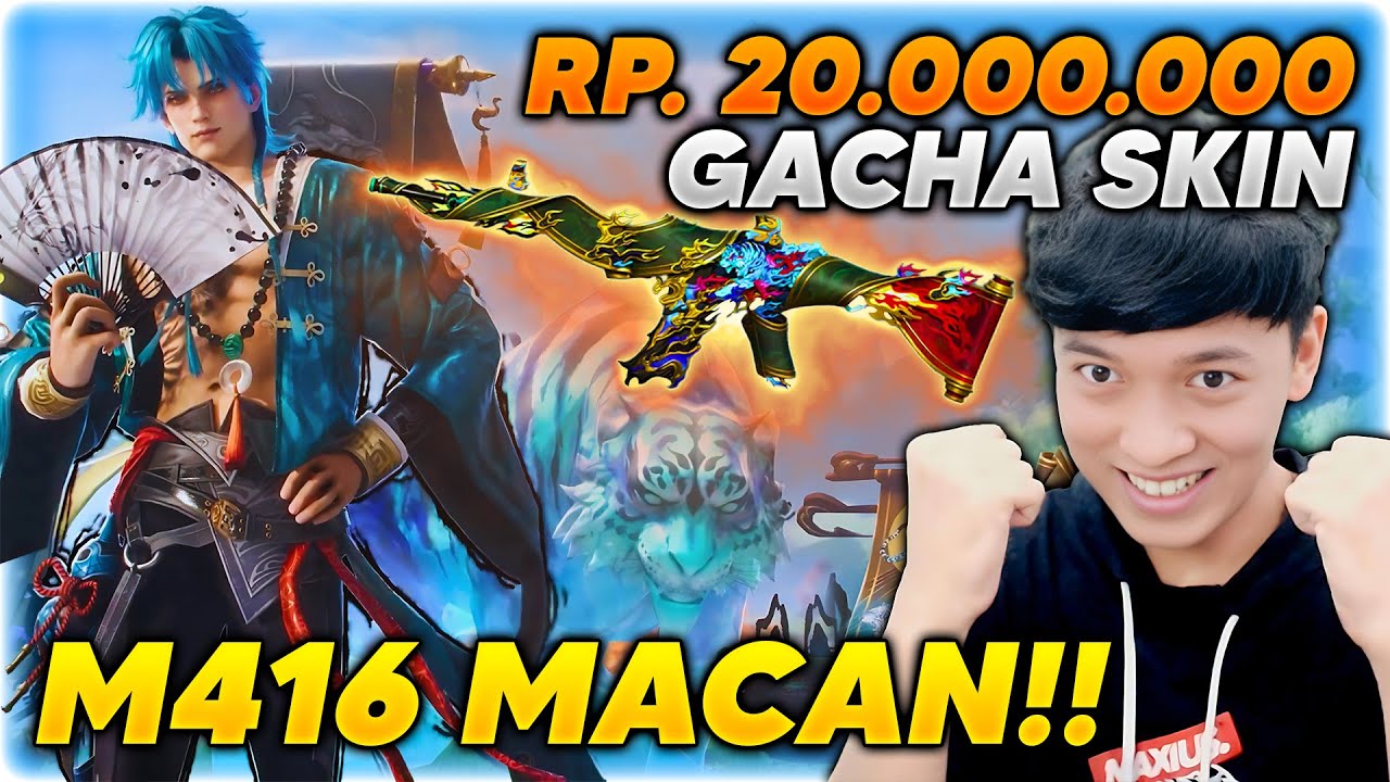 NEKAT TOP UP GACHA SKIN ULTIMATE M416 MACAN SENILAI RP 20.000.000 ?! ASLI BAGUS BANGET - PUBG MOBILE
