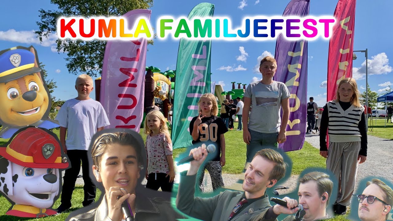 KAJ, Arwin och Paw Patrol på Kumla Familjefest