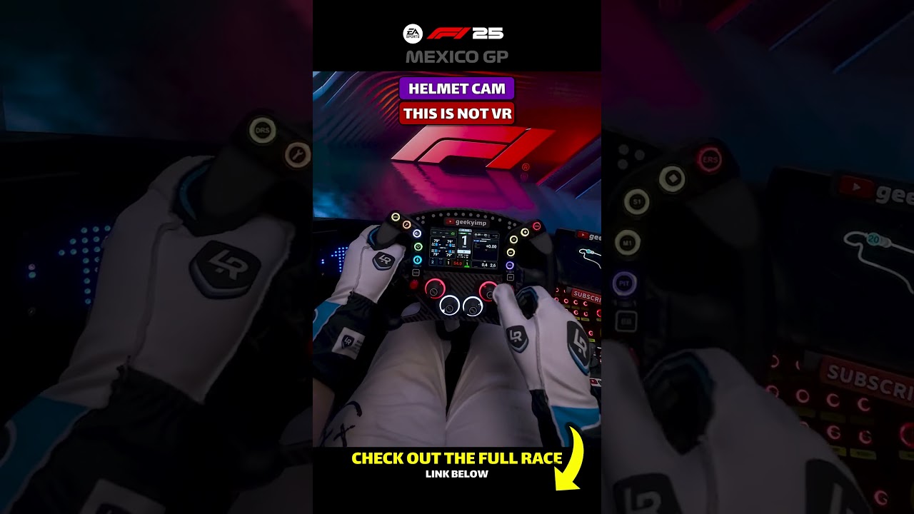 Let's gooooo! Mexico GP - IMMERSIVE Triple Screen SimRig POV - Oscar Piastri