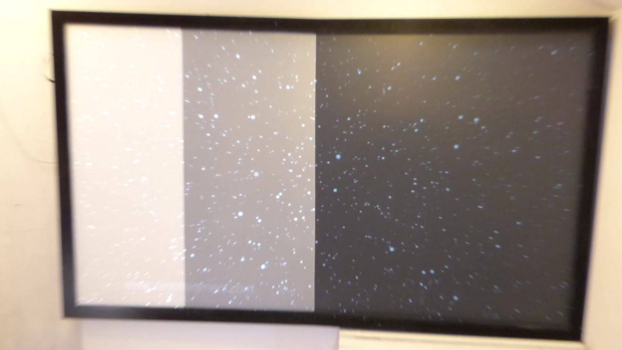 WHY Black projection screens are better over white or grey when it come to gain and contrast!