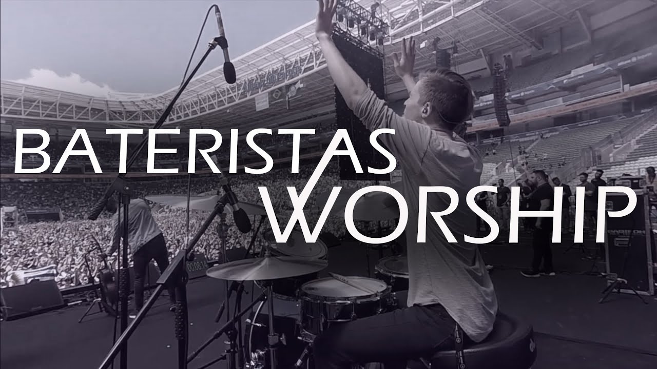 6 Bateristas MESTRES no WORSHIP