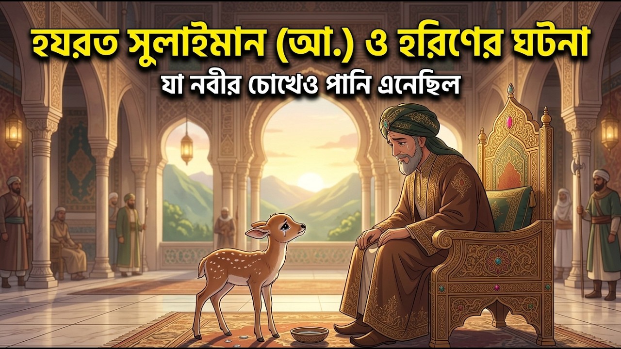 সন্তান হারানো হরিণ সরাসরি নবীর দরবারে গেল — তারপর যা হলো কেউ ভাবেনি....Noorer Disha Media