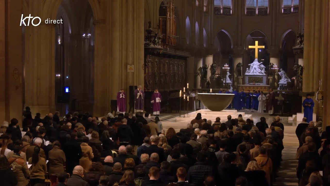 Messe du 22 février 2026 à Notre-Dame de Paris
