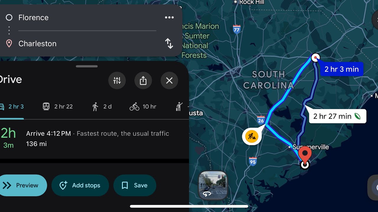 New York City, New York To Miami, Florida Part 6 Florence SC to Charleston SC