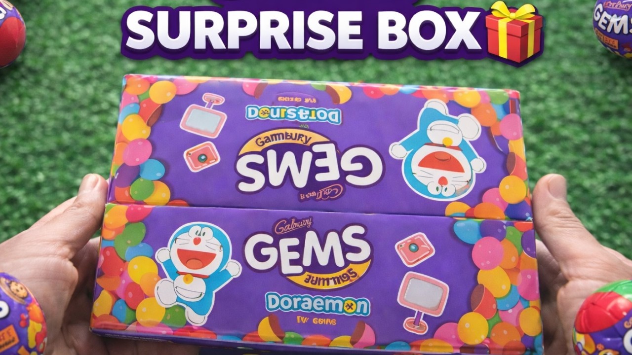 GEMS Surprise Box 🍫 | Chocolate Opening Video | Lots of Candies | FuFu Candy