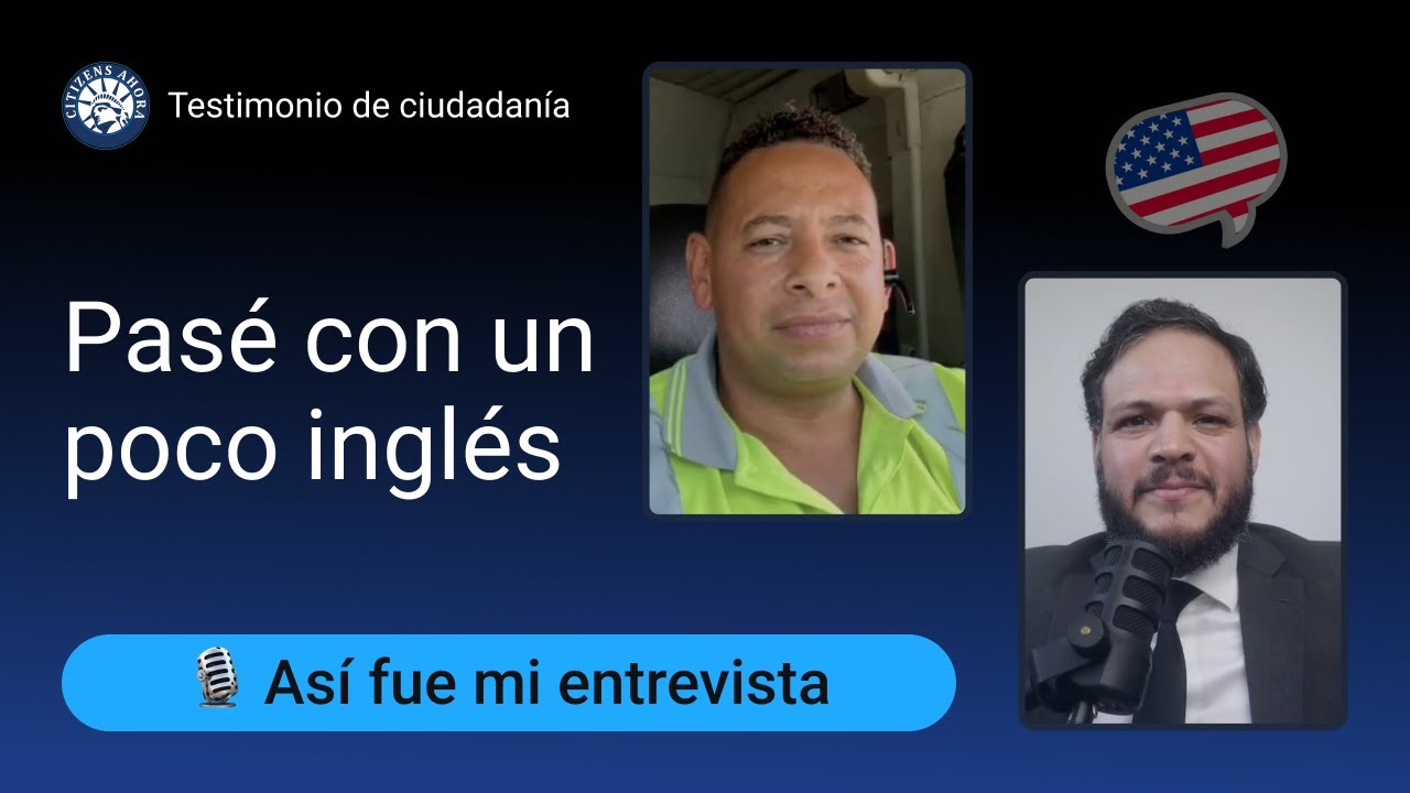 Pase con poco inglés