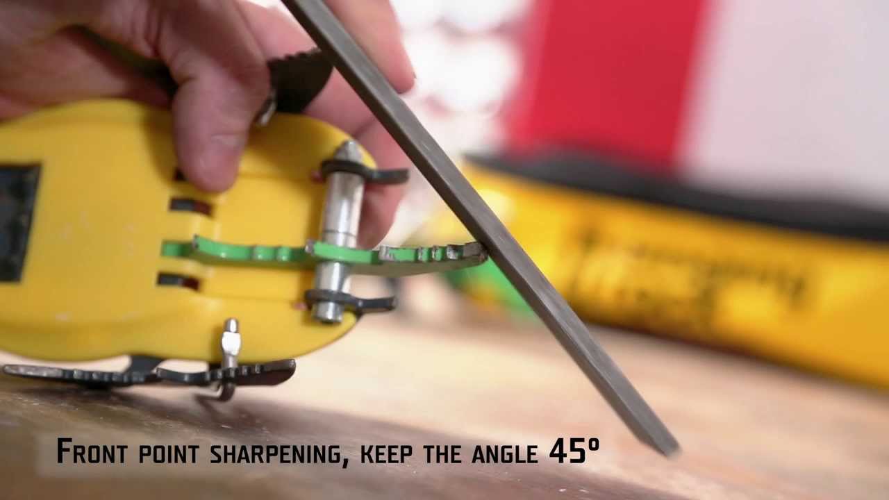 Crampons sharpening / Brou&scaron;en&iacute; maček
