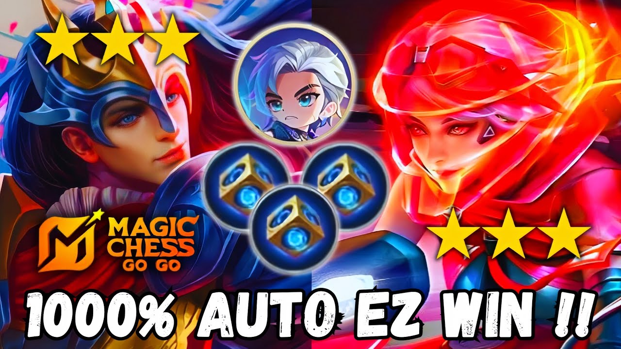 MAIN PAKE COMMANDER AAMON AUTO EZ BUAT HERO LEGEND BINTANG 3 !! - MAGIC CHESS GOGO