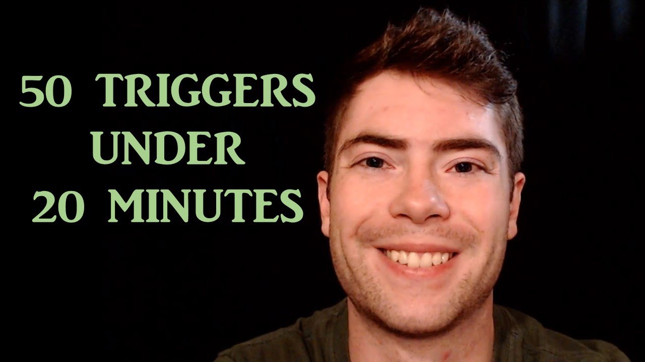 50 ASMR Triggers In Under 20 Minutes