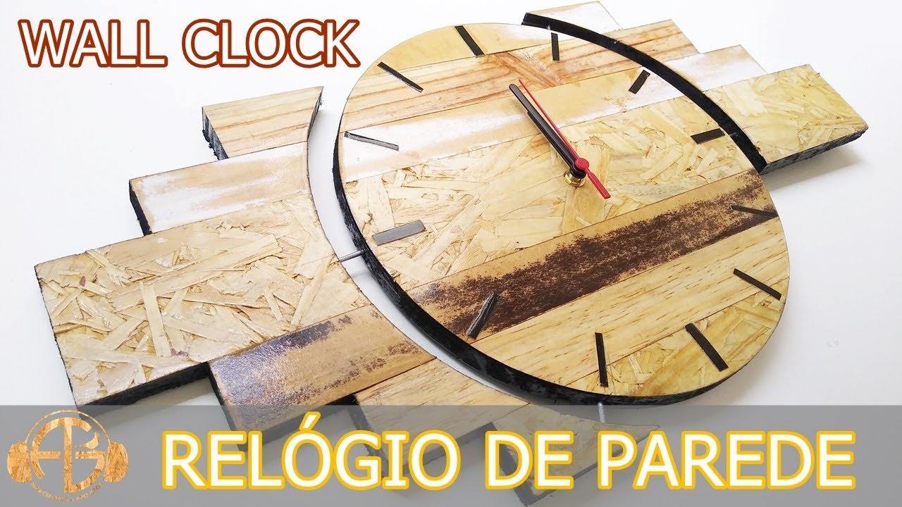 RELÓGIO ARTESANAL DE PAREDE - REAPROVEITAMENTO SUSTENTABILIDADE E ARTE