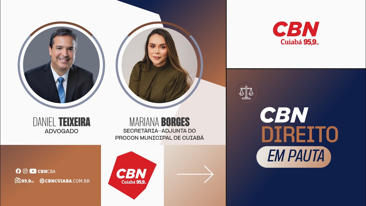 CBN Direito em Pauta | Mariana Borges  - Secretária -Adjunta do Procon Municipal de Cuiabá