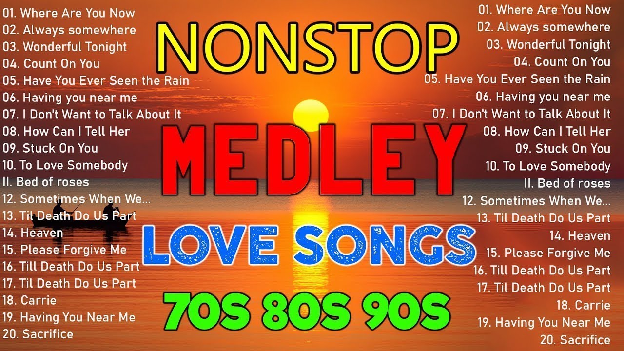Slow Rock Love Song Nonstop 🎷 SLOW ROCK MEDLEY 🎧 Rock Ballads 70S 80S 90S 🔊 Nonstop Pinoy Medley