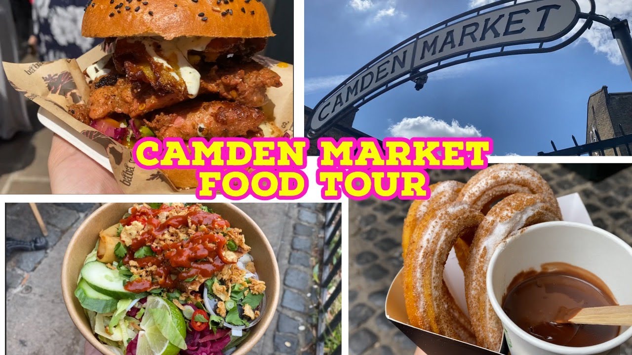 Camden Market - TRYING LONDON STREET FOOD!!