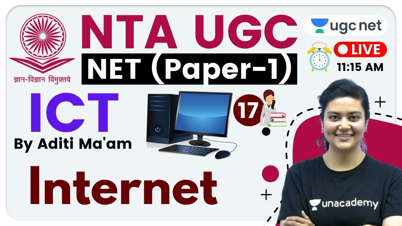 NTA UGC NET 2020 (Paper-1) | ICT by Aditi Ma'am | Internet