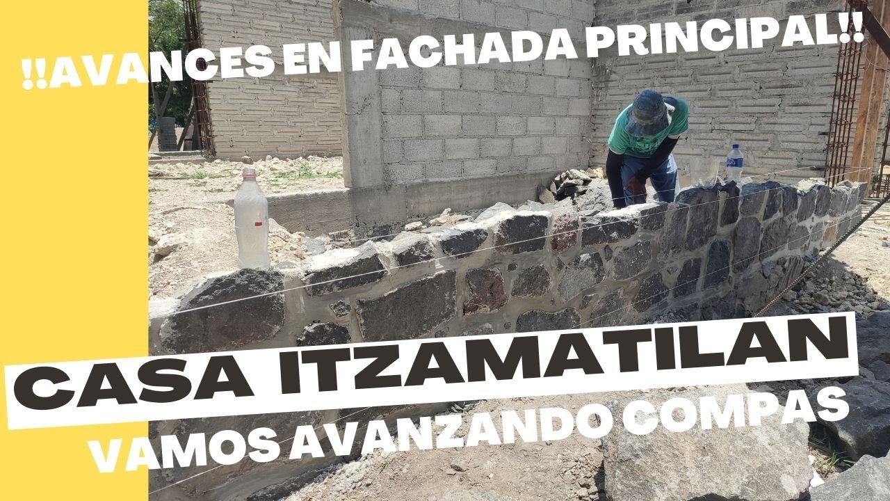 AVANCES EN FACHADA PRINCIPAL Casa Itzamatitlan. Cap. 25