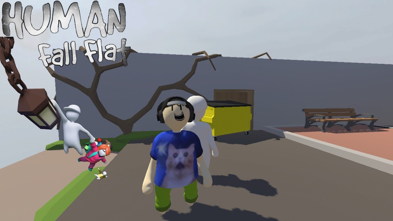 БЕЗУМНЫЙ ПРЫЖОК С ТАРЗАНКИ В Human Fall Flat!