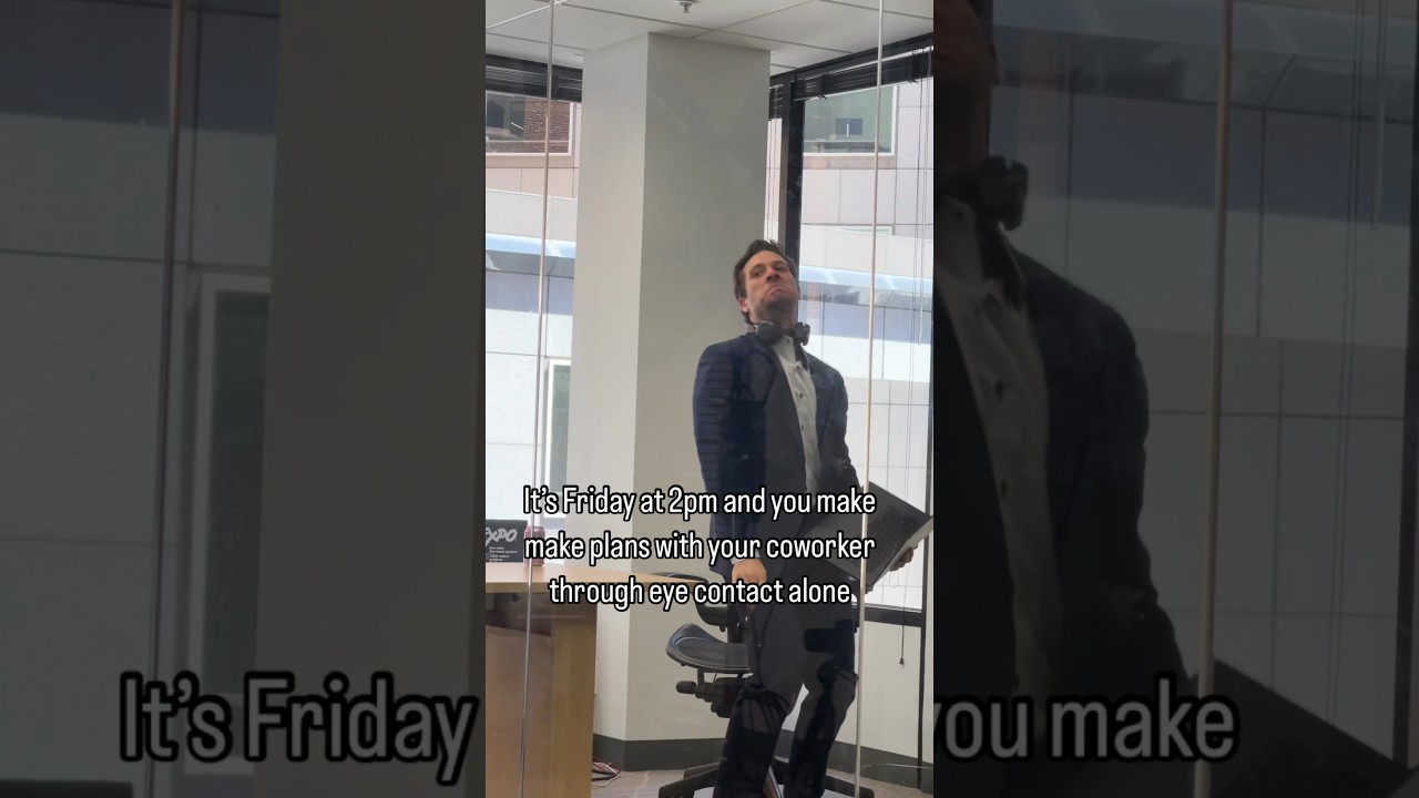 When it&rsquo;s Friday and you make eye contact with your coworker